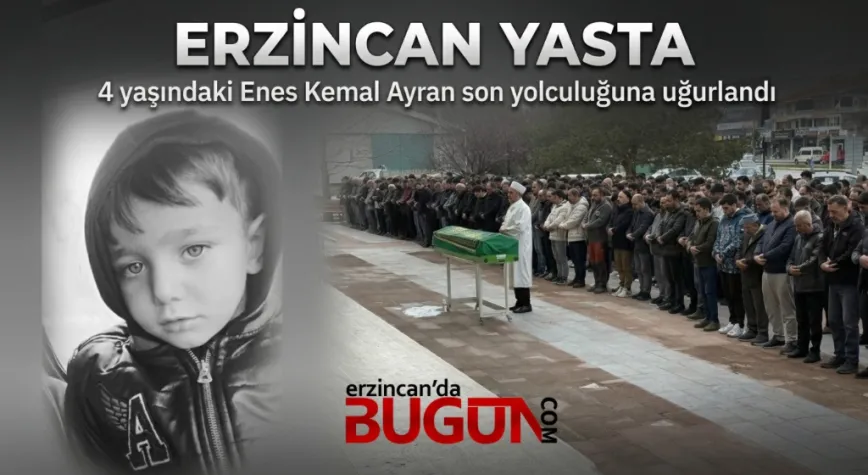 Minik Enes Son Yolculuğuna Uğurlandı: Aşkale Kazasının Acısı Erzincan’ı Yaktı