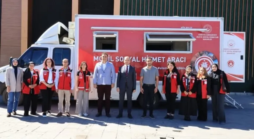 Mobil Sosyal Hizmet Aracı Erzincan’da Sahaya Çıktı