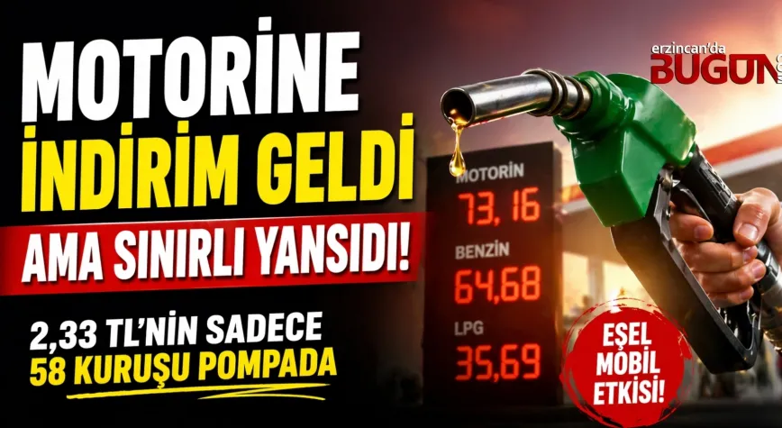 Motorine İndirim Geldi Ama Sınırlı Yansıdı: 2,33 TL’nin Sadece 58 Kuruşu Pompada