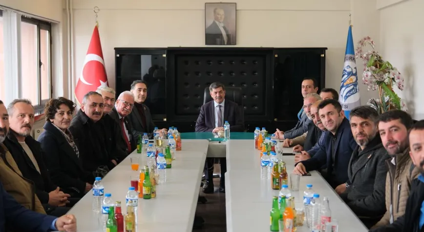 Muhtarlardan Başkan Aksun’a Ziyaret