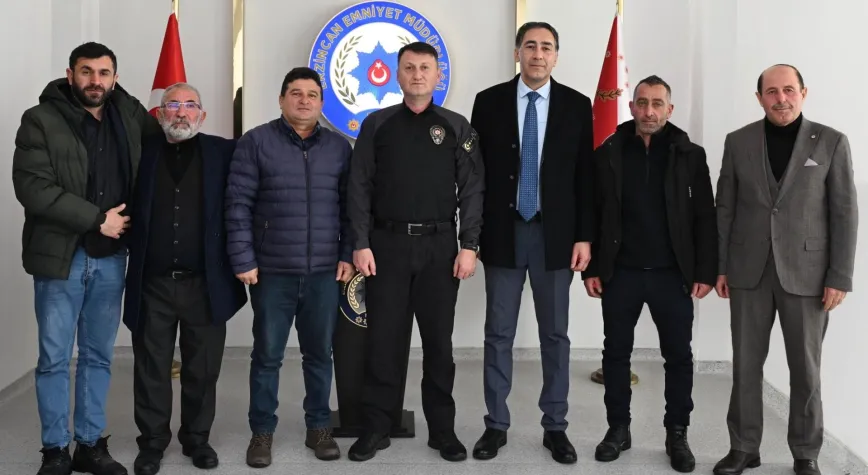 Muhtarlardan İl Emniyet Müdürü Baybaba’ya Ziyaret