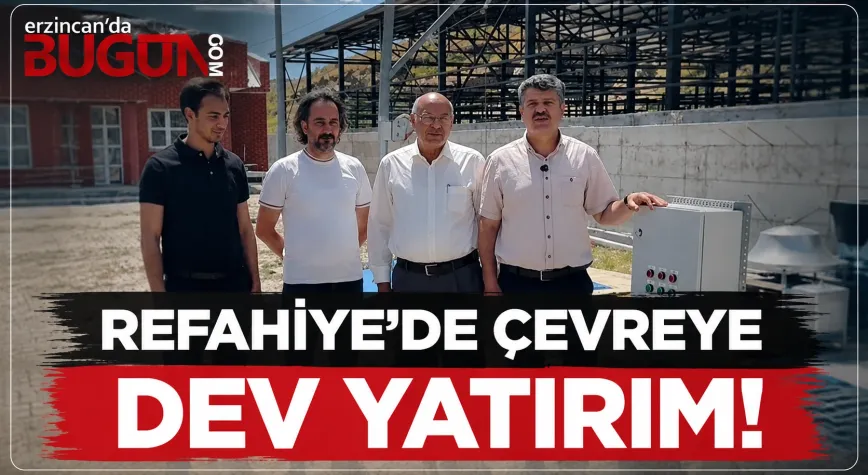 Refahiye’de Modernize Edilen Atık Su Arıtma Tesisi Hizmete Açıldı