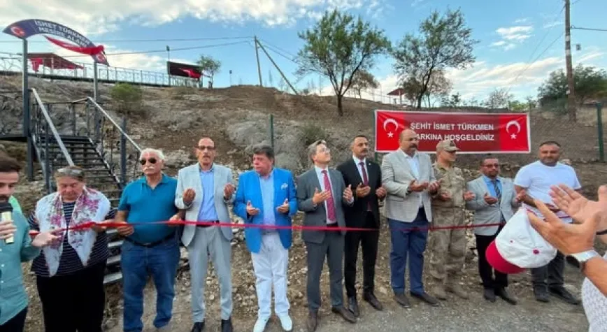 Şehit İsmet Türkmen Mesire Alanı Bağıştaş Köyü'nde Hizmete Açıldı