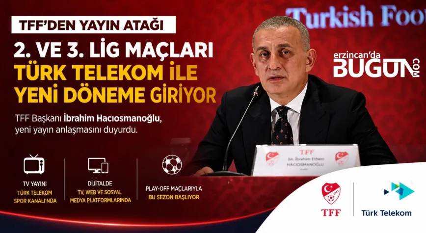 TFF’den Yayın Atağı: 2. ve 3. Lig Maçları Türk Telekom ile Yeni Döneme Giriyor