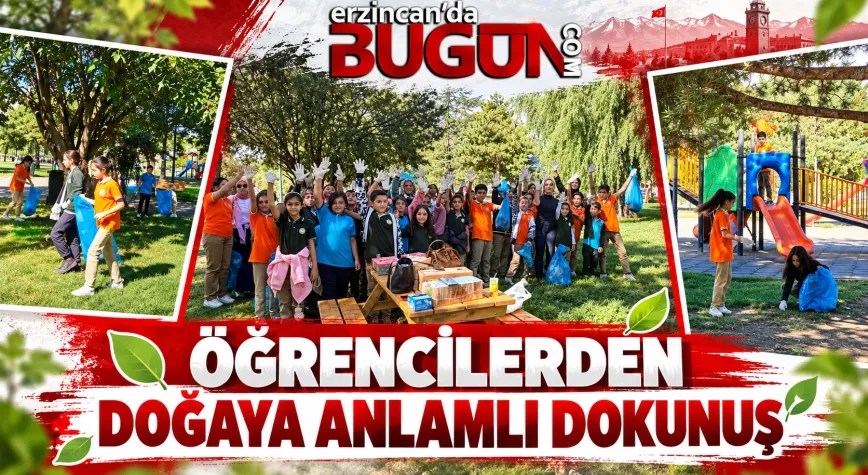 Ulalar 75. Yıl Bayrak İlkokulu ve Ortaokulu Öğrencilerinden Çevre Temizliği Etkinliği