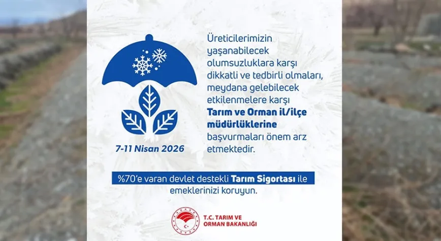 Üreticilere Çağrı: Don Riskine Karşı Önleminizi Alın