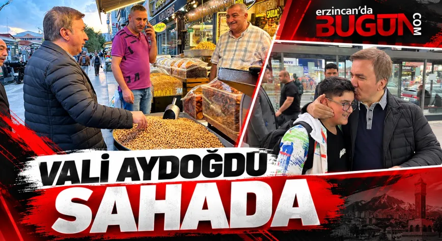 VALİ AYDOĞDU VATANDAŞ VE ESNAFLA BİR ARAYA GELDİ