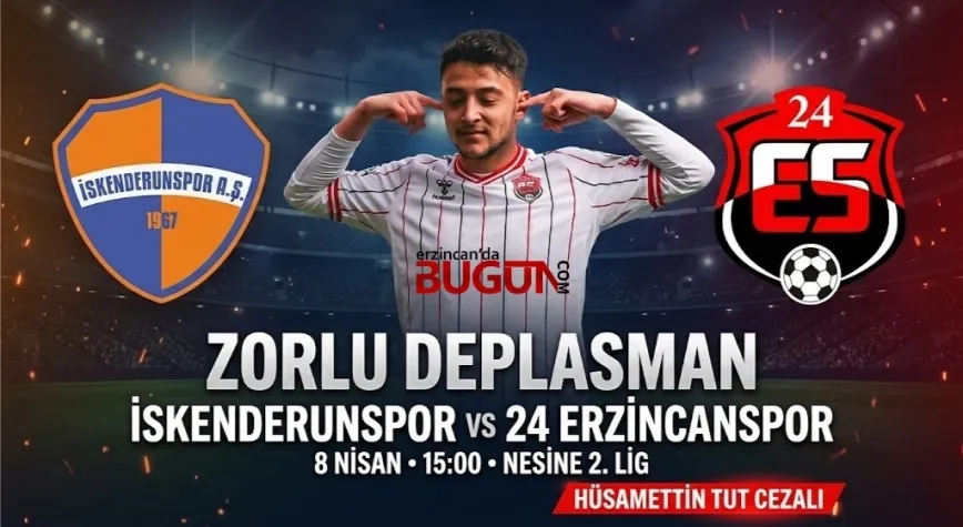 Zorlu Deplasman Öncesi Kritik Eksik: 24 Erzincanspor İskenderun’a Konuk Oluyor